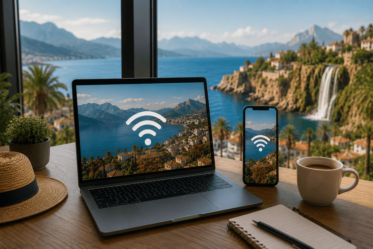 Internet az antalyai nyaraláson: eSIM, SIM-kártya, Wi-Fi és szolgáltatók (2026)